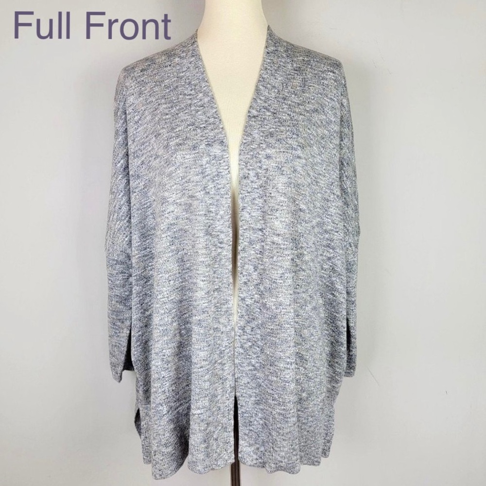 LOFT Cardigan Sweater. Gray with Specks of Silver. Size XSmall